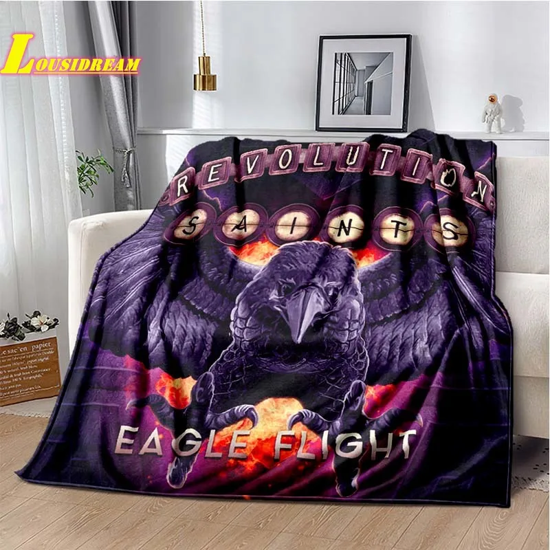 

Revolutionary Saints Band Blanket Hard Rock Music Blanket, Soft Flannel Warm Blanket, Sofa Bed Home Decor, Outdoor Camping Quilt
