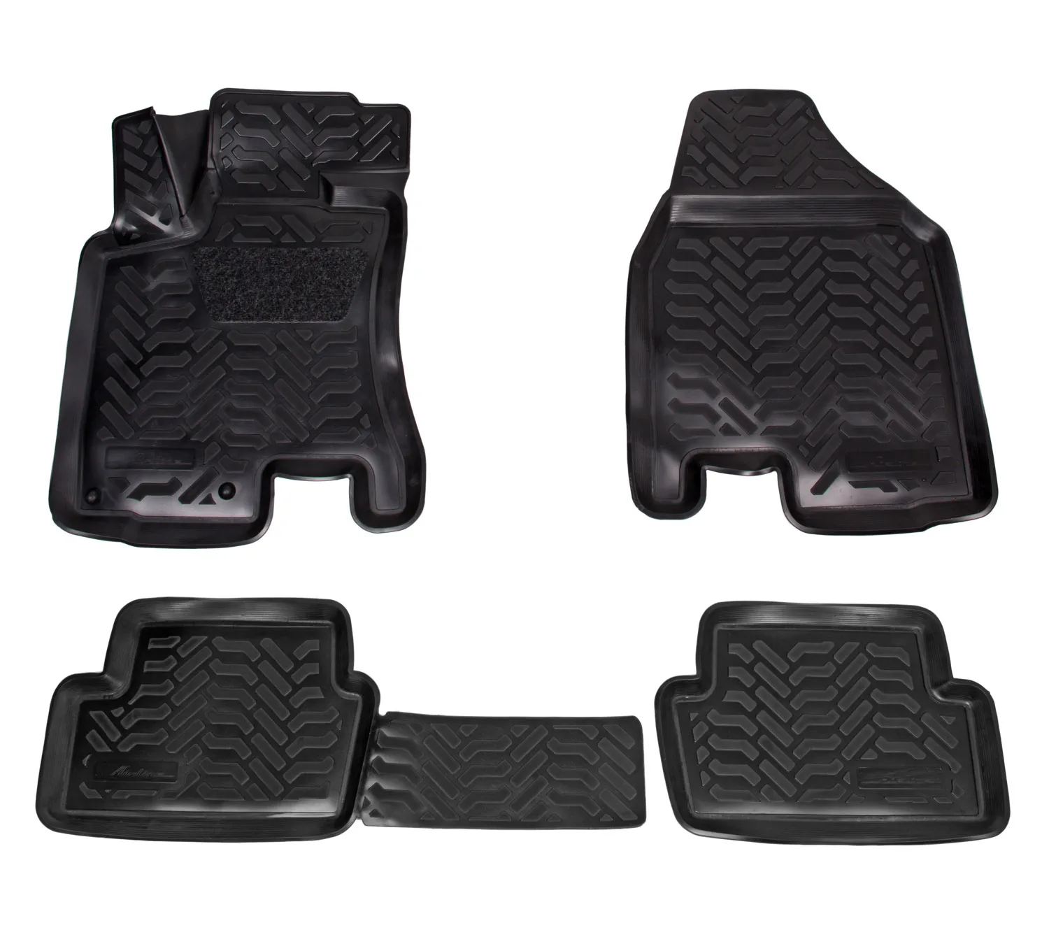 Ковры (3D с подпят.) для Nissan Qashqai (07-14) 4 шт. выс.борт полимер. черн. (ACM-PS-89) |