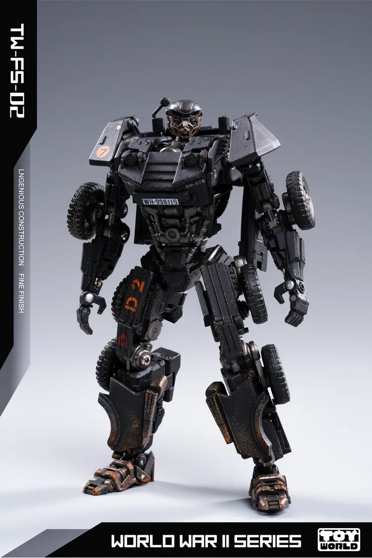 

in stock Toyworld TW-FS02 Fierce Hot World War II Series Robot Toy Children PVC Action Figure Toy Transformation