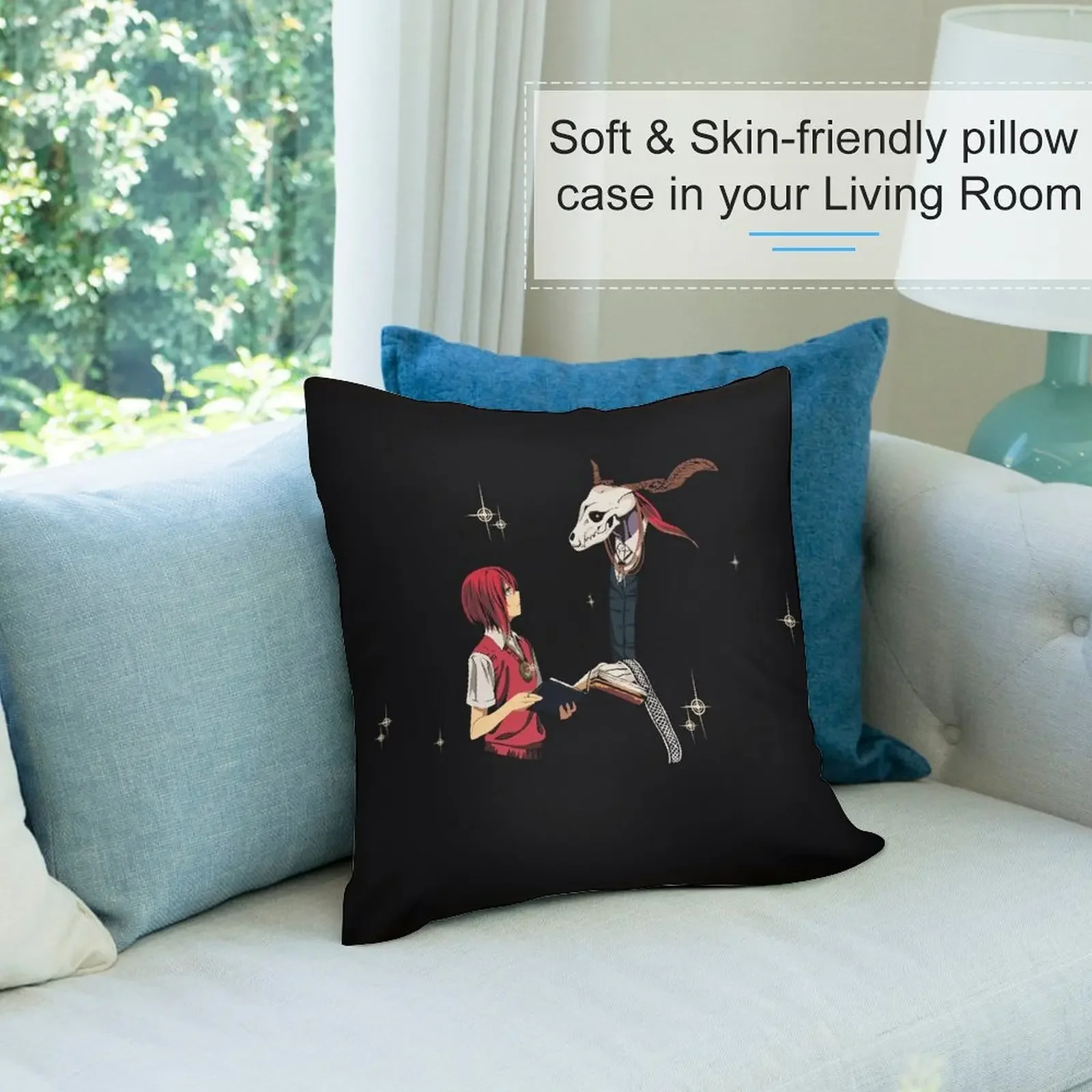 Древний волшебная невеста Элиас Эинсворт Чисе Хатори Декоративная подушка