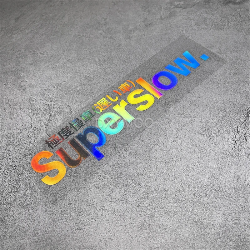 Автомобильные наклейки DXYMOO графические для японского стиля супер медленные