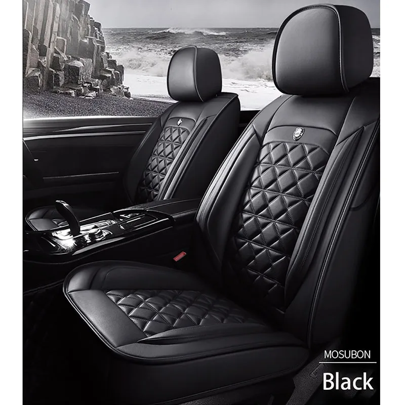 Универсальные кожаные чехлы для автомобильных сидений Volkswagen C-TREK CC ID.4 CROZZ ID.7 VIZZION