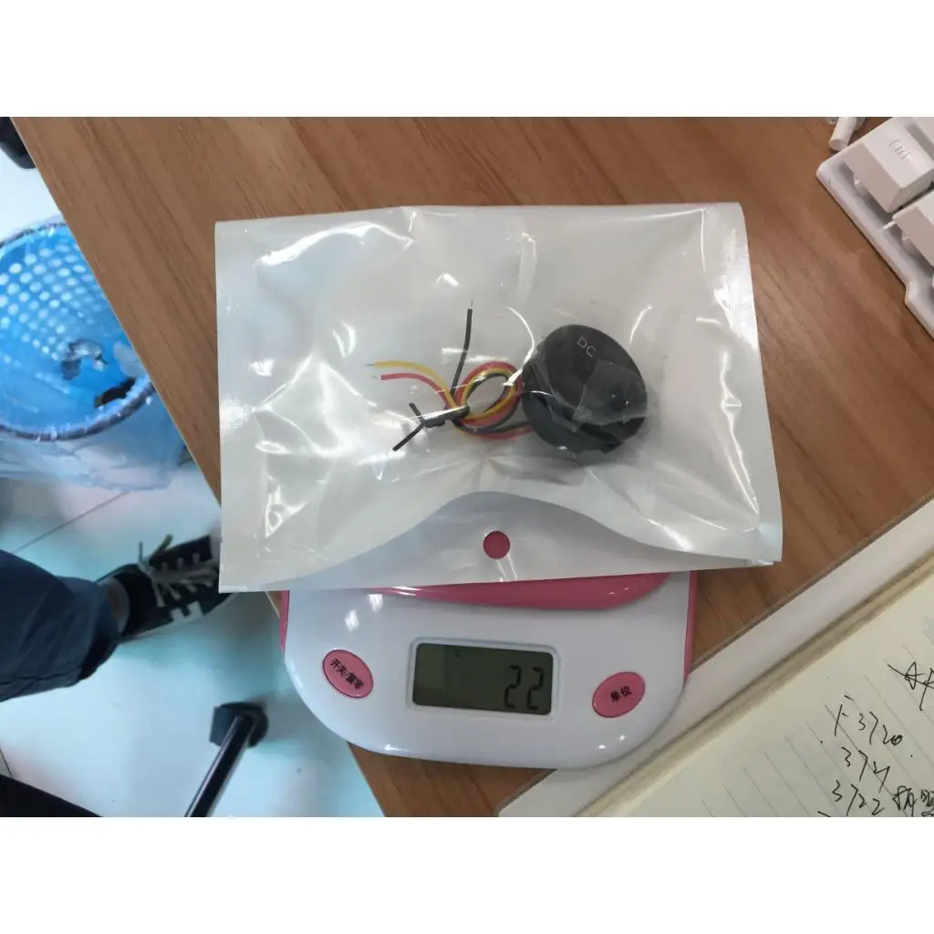 

12 В Вольтметр Красный цифровой светодиодный вольтметр Индикатор высоты 36 мм