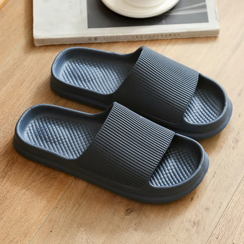 

Fashion Men Slippers Summer EVA Soft Sandals Leisure Ladies Sandals Mujer Indoor Bathroom Anti-slip Men Women Shoes 2023 New