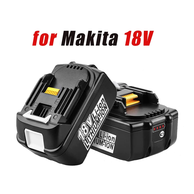 

6.0Ah Lithium Ion Rechargeable Replacement For Makita 18V Battery BL1850 BL1830 BL1860 BL1840 LXT400 Cordless Drills