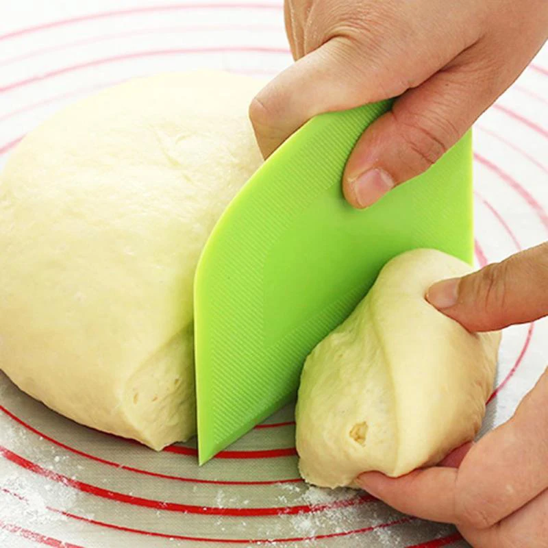 

Plastic Cake Cream Spatula Dough Knife Cutter Butter Scraper Decorating Plain Smooth Edge Spatulas Baking Pastry Kitchen gadgets