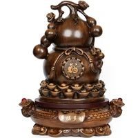 rotatable gourd ornaments large lucky feng shui housewarming gifts home decorations living room wine cabinet decorations