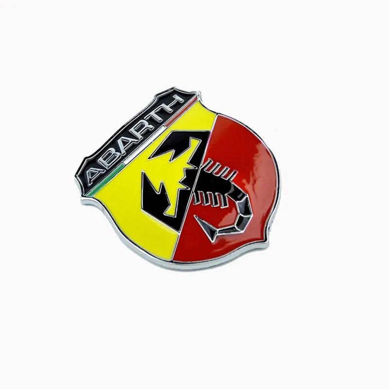 3D наклейки на автомобиль эмблема значок боковое крыло наклейка багажник для Fiat