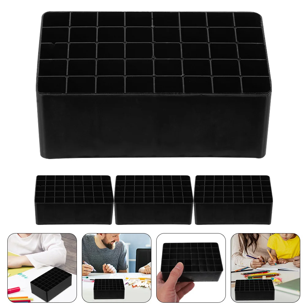 

Pen Holder Organizer Storage Marker Desk Plastic Stand Brush Cup Supply Countertop Crafts Slot Basket Acrylic Markers Stationery