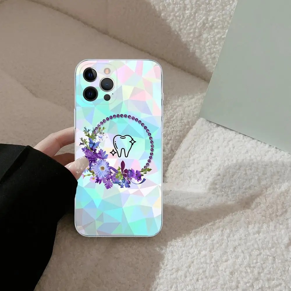 Чехол для телефона с зубами дантиста iPhone 15 14 13 12 Mini 11 Pro XS Max X XR SE 6 7 8 Plus мягкий