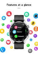 2022 bluetooth compatibl communication blood pressure heart rate sleep monitoring full touch fitness tracker smart watch