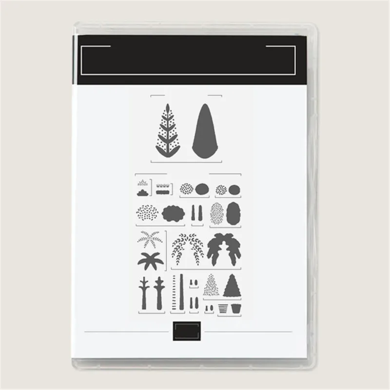 

Botany Metal Cutting Die And Clear Stamps For Album Scrapbooking DIY Material Crafts Supplies Greeting Card New Arrivals