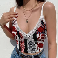 summer women vest sleeveless tank t shirt tops tracksuit casual clothes print simple style comfortable streetwear