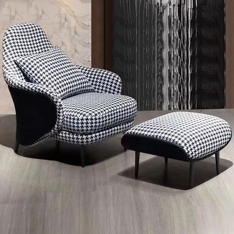 Hochwertiger Fabrik preis Nordic Single Sofa Chair Holz Hotel Lounge Wohnzimmer Stuhl