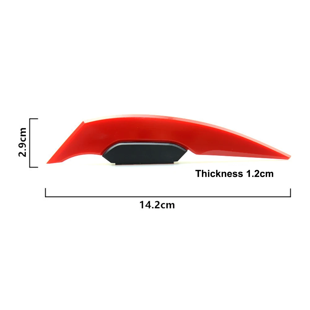 2pcs Universal Motorcycle Winglet Aerodynamic Spoiler Wing with Adhesive Decoration Sticker for Motorbike Scooter - купить по
