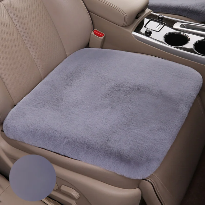 

Car Seat Plush Cushion Winter Warmth Thick Wool Pad Auto Front Seat Pad Seats Cushion Mat Auto Interior Accessories