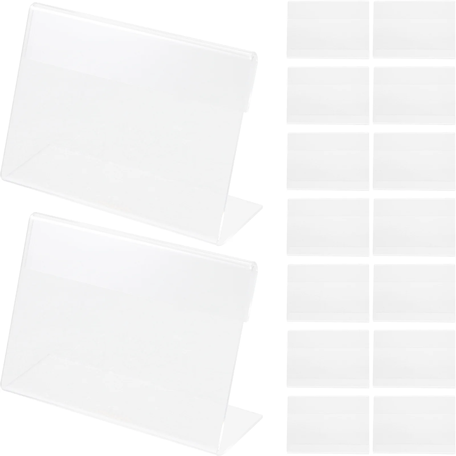 

Price Display Holder Board Price Tag Stands Label Holders for Supermarket A4 table standing desktop display price sign