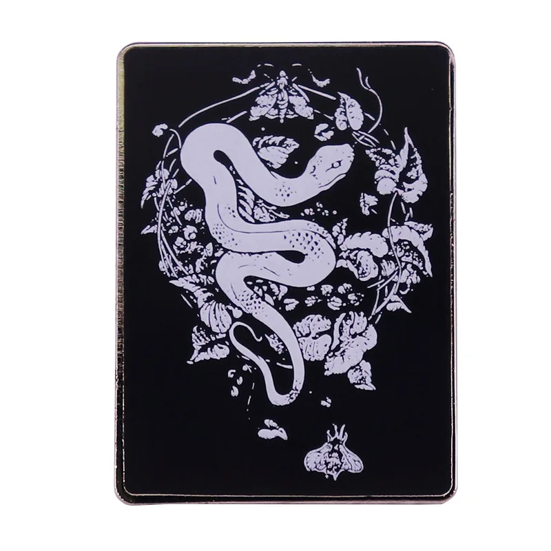 

The Snake Plant Jewelry Gift Pin Wrap Garment Lapel Fashionable Creative Cartoon Brooch Lovely Enamel Badge Clothing Accessories