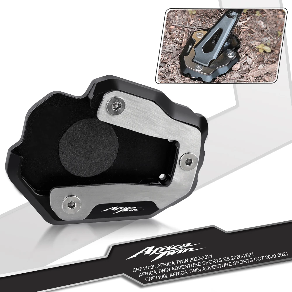 

For Honda CRF1100L Motorcycle Side Stand Enlarge PlatePad CRF1100 1100L Africa Twin CRF 1100 L 2020 2021 Adventure Sports ES DCT
