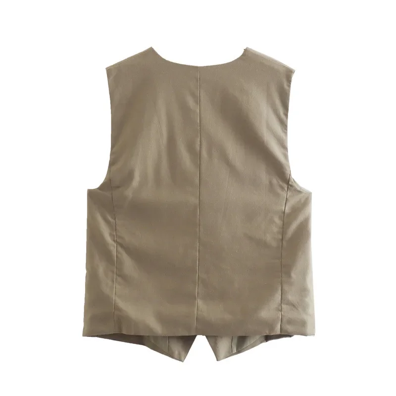 Женская одежда в богемном стиле европейский и американский льняной жилет с