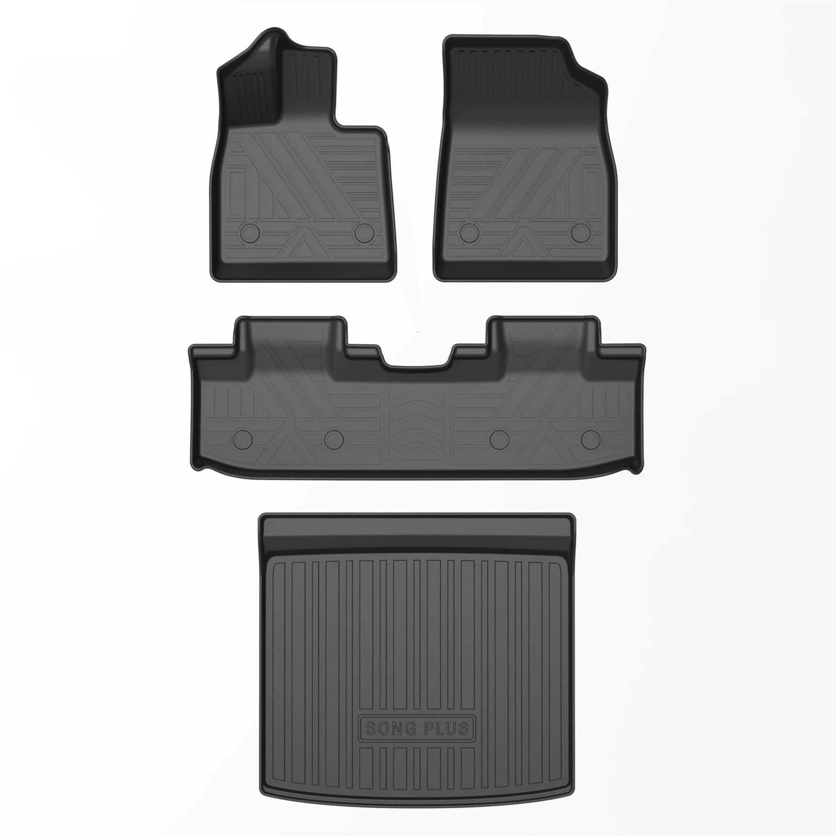 Custom Fit For BYD Car Interior Accessories Car TPE Floor Mat Specific For BYD Song Plus Pro BYD Tang BYD Han EV