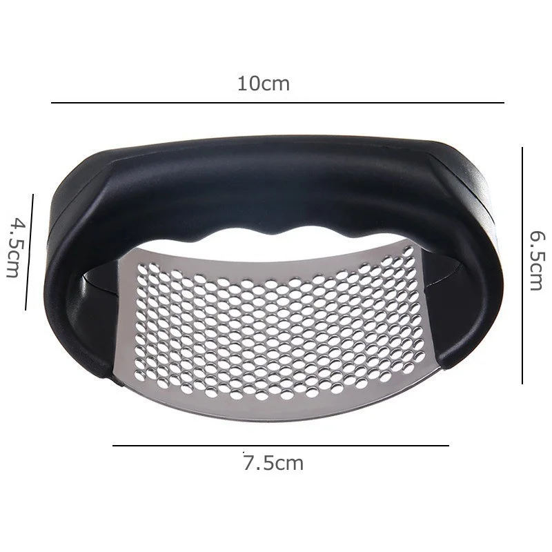 Garlic Press Crusher Rocker Stainless Steel Ginger Squeezer Mincer Kitchen Gadget Tool