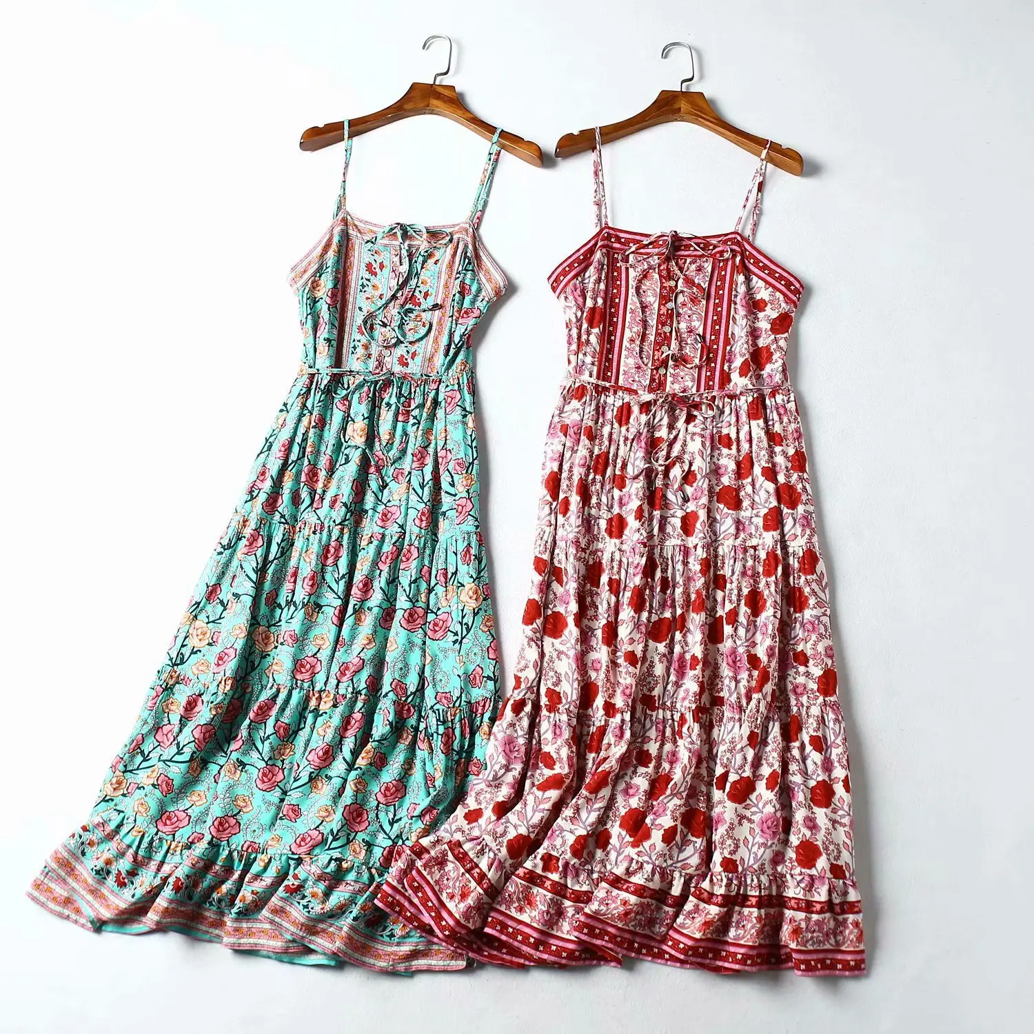 

2023 Fashion New In Dresses Summer Temperament Simple Print Suspender Dress Elegant and Pretty Women's Dresses