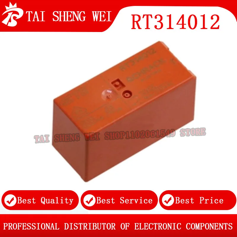 5 шт. реле мощности RT314012 12VDC RT314024 24VDC 8pin 16A новый оригинальный