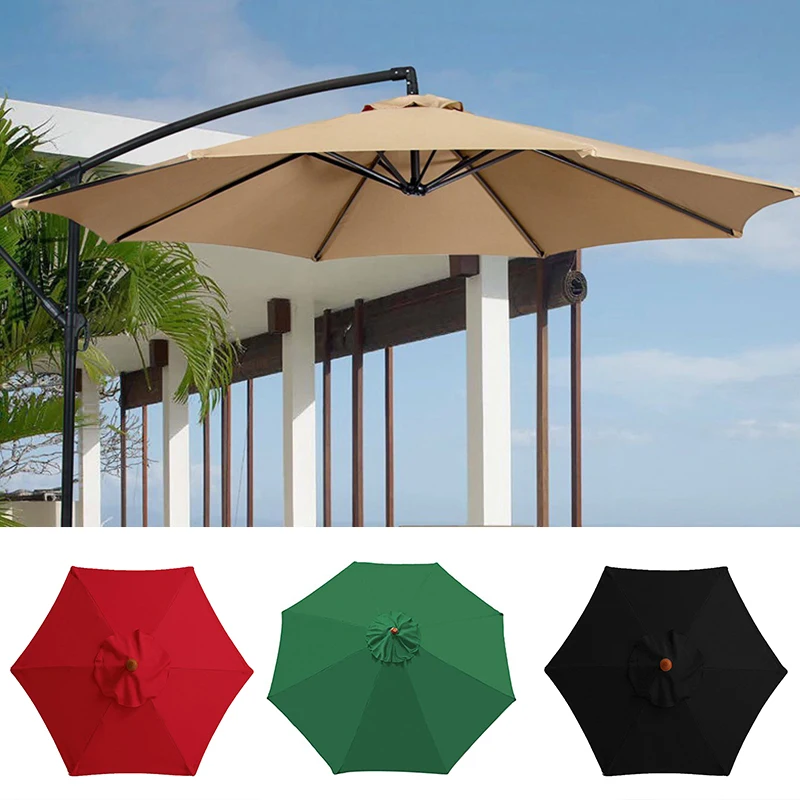

2.7M Parasol Replacement Cloth Round Garden Umbrella Cover for 8-Arm Umbrella Multiple Canopy Available Suitable Colors