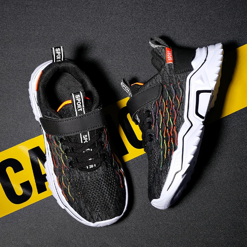 

New New Kids Running Sneakers Children Sports Shoes Breathable Mesh Boys Casual Walking Outdoor Lightweight Girls Shoes