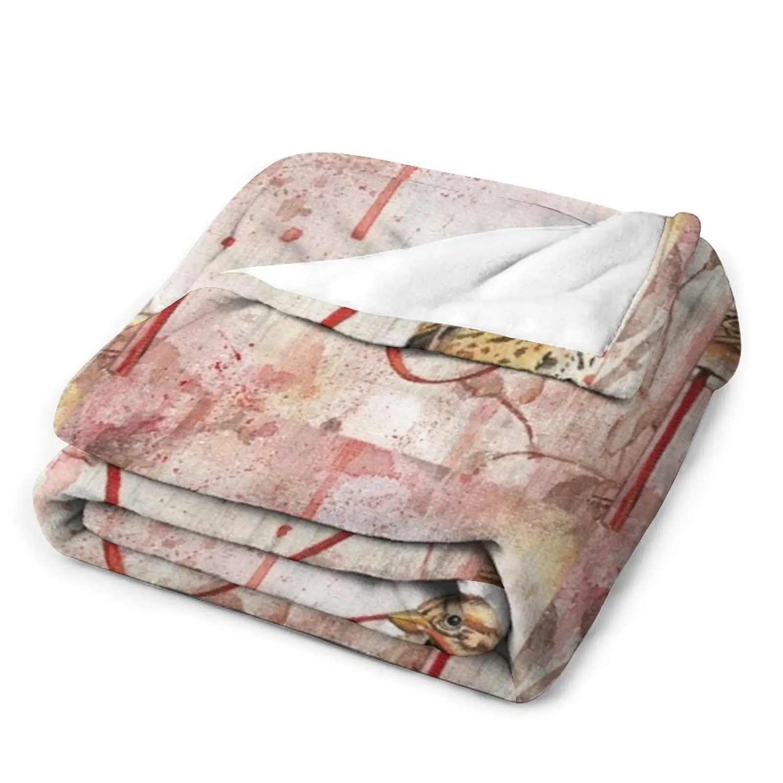 Спутанное ворсистое одеяло мягкое для декоративного дивана роскошное