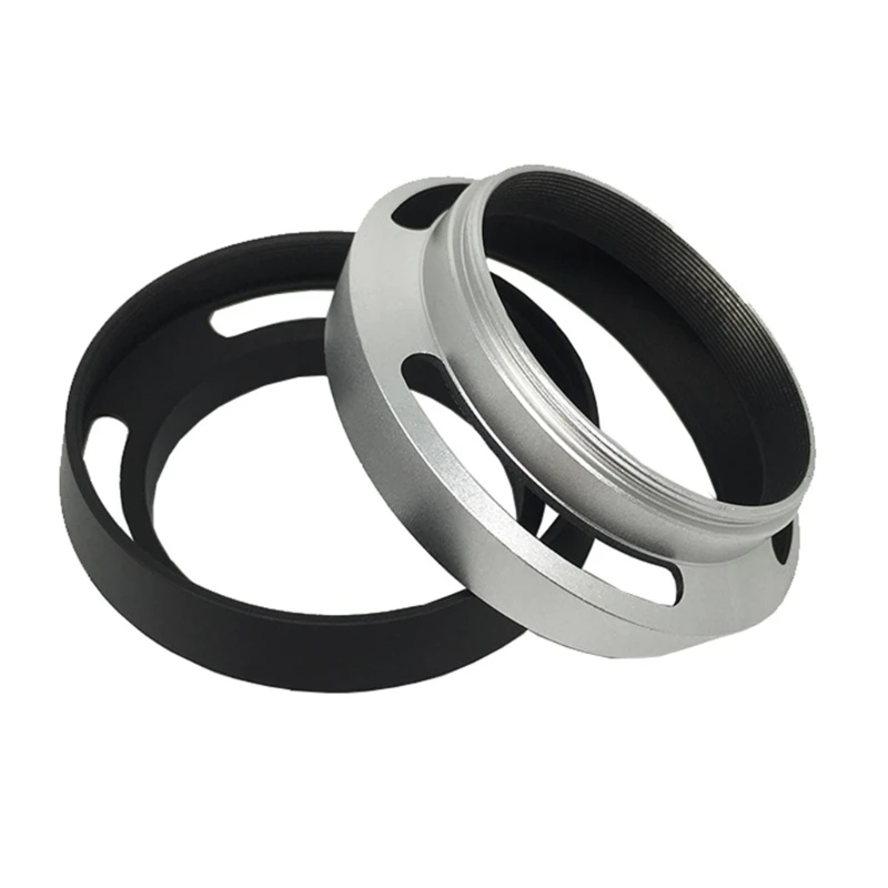

Metal Vented Lens Hood 37mm 40.5mm 43mm 46mm 49mm 52mm Cameras Sunshade Dropship