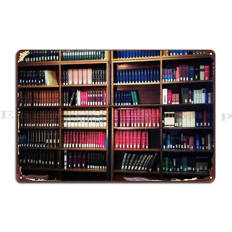 

Library Metal Plaque Wall Cave Club Create Designs Wall Cave Tin Sign Poster