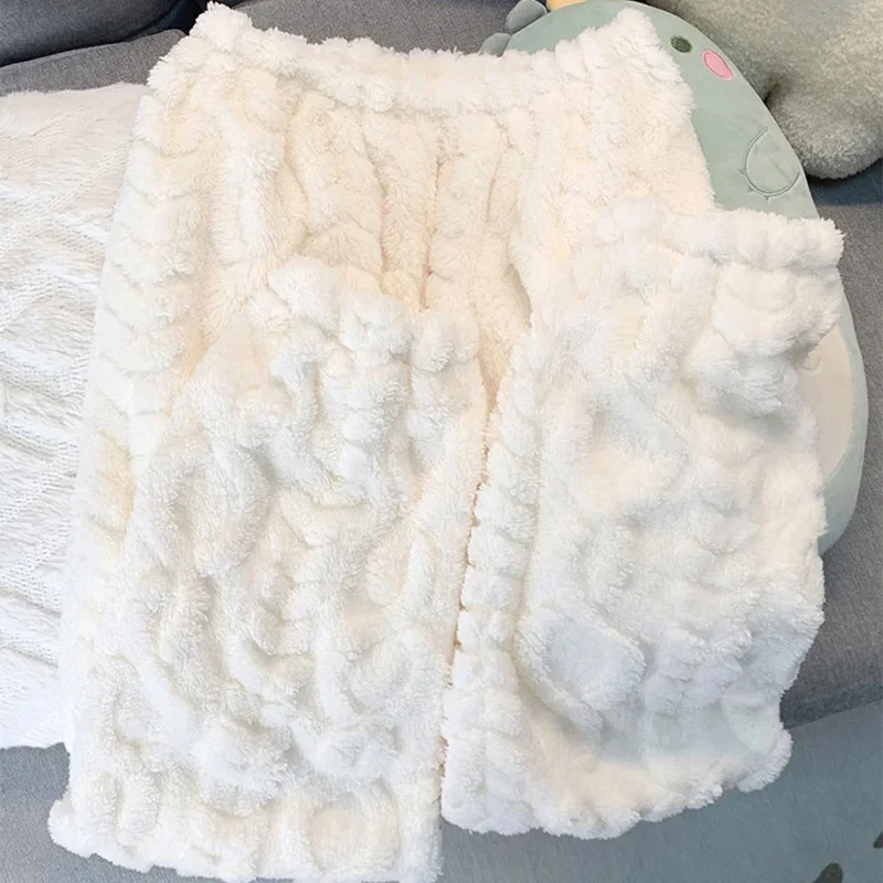 2024 зимний женский пижамный комплект милая коралловая бархатная одежда для сна