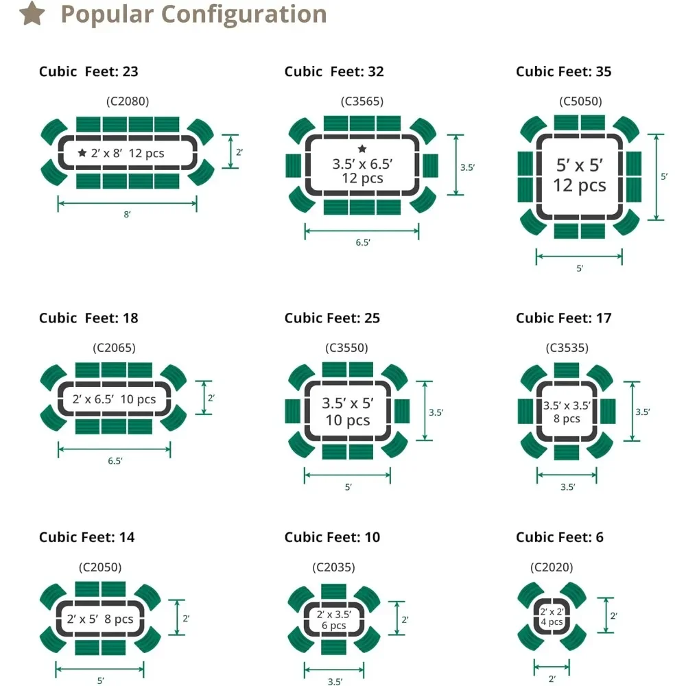 17 дюймов высотой 9 в 1 8 футов X 2 металлическая поднятая кровать для овощей цветов
