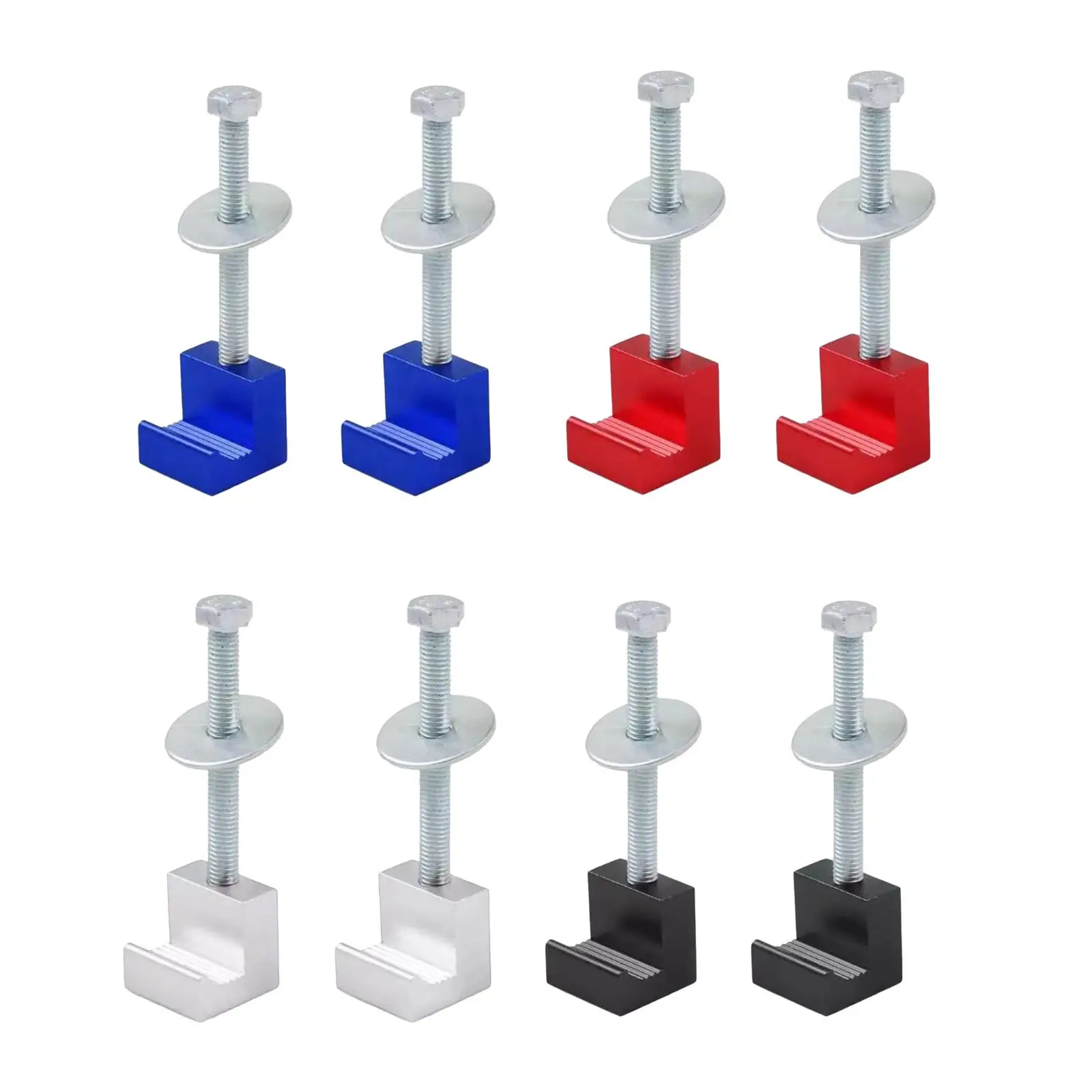 4 шт. J-крючок кроссовер ящик для инструментов алюминиевый практичный пикап