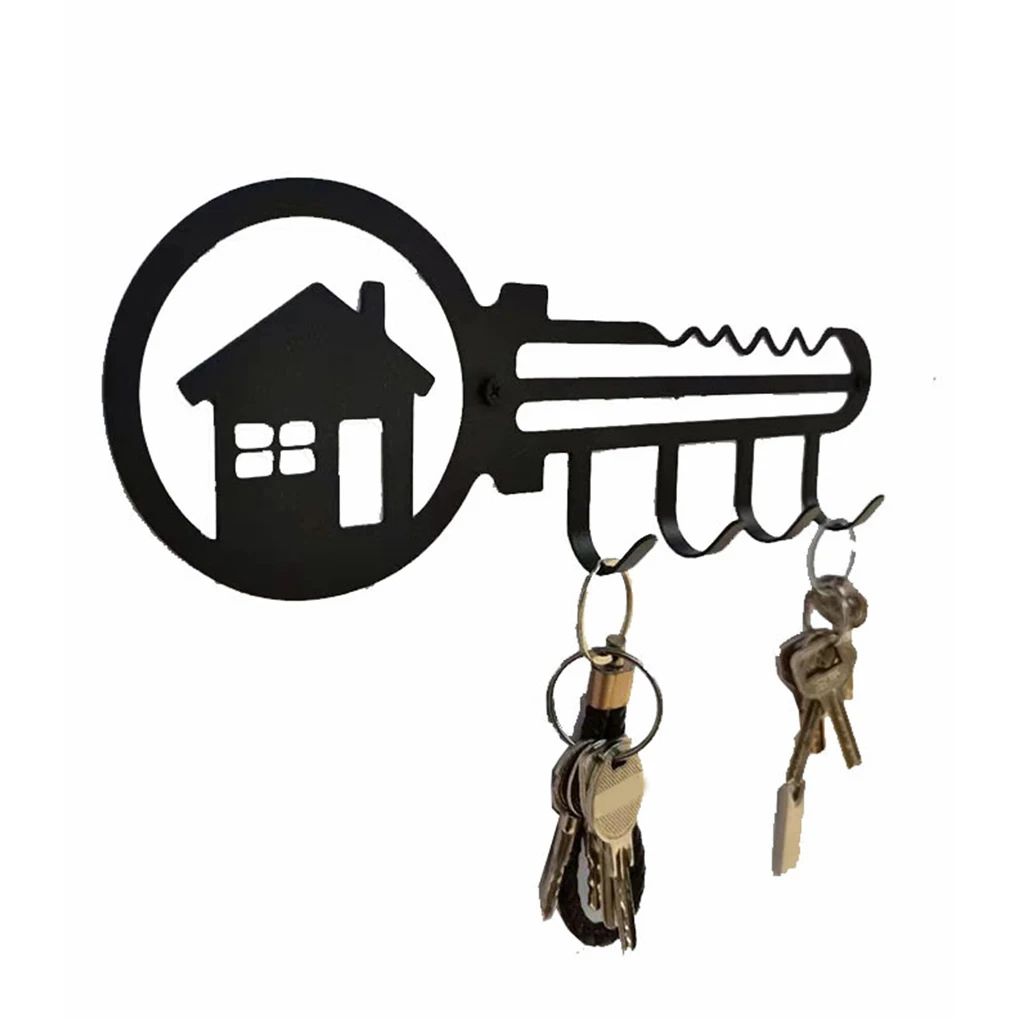

Metal Key Holder Hanger Coat Rack Organizer Door Hook Bathroom Shelf