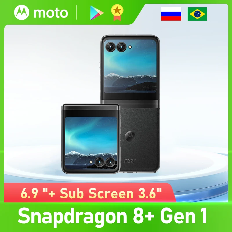 

Original MOTOROLA Moto Razr 40 Ultra 5G Snapdragon 8+ 6.9inch IP52 Life Waterproof HDR10+ Face Unlock Fingerprint Unlock