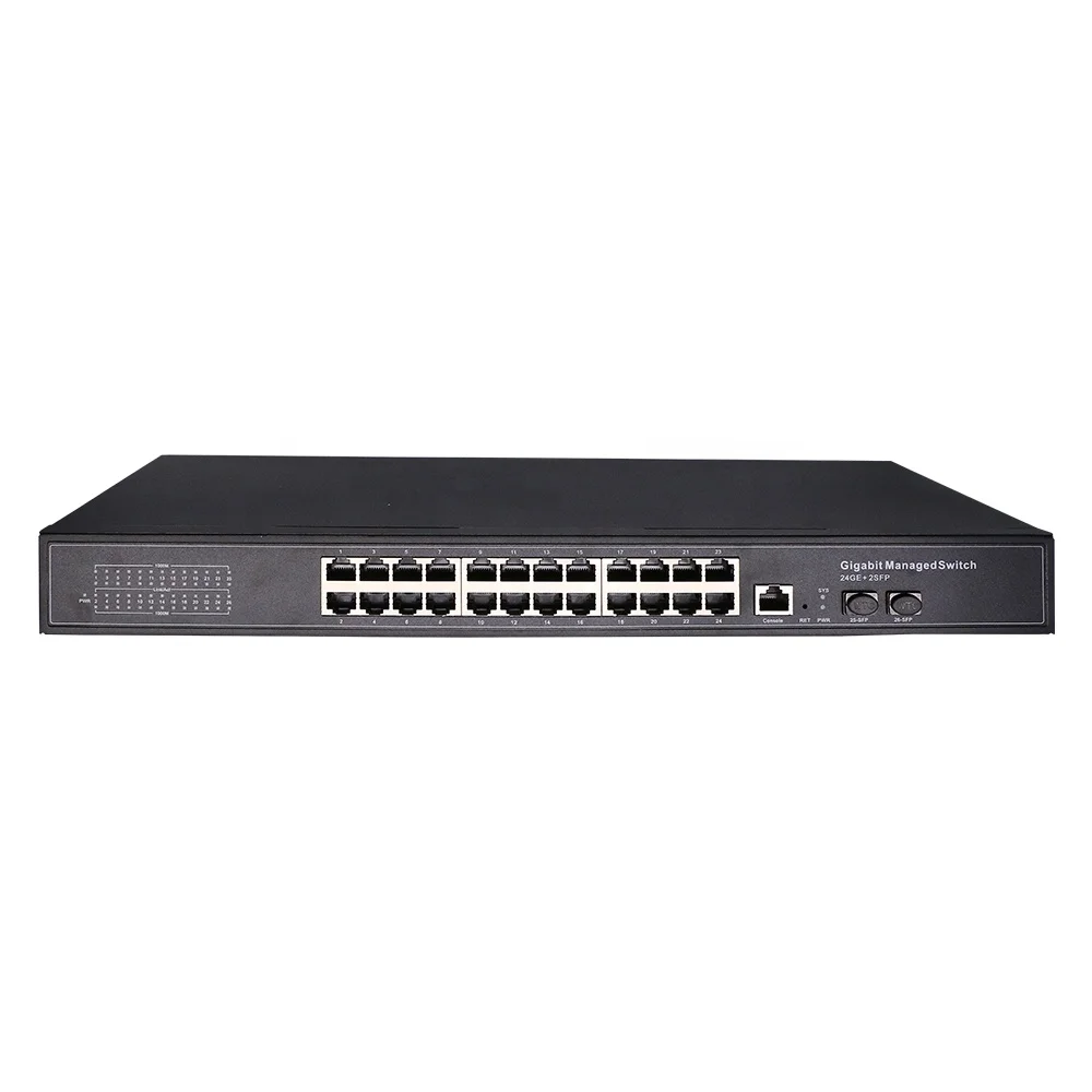 

24port lan l2 gigabit ethernet managed poe switch