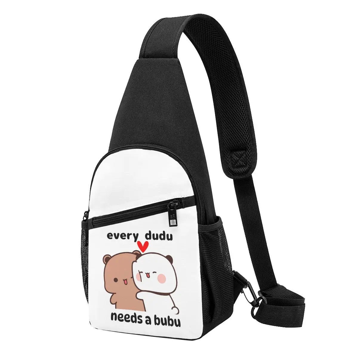 Фото Мужская нагрудная сумка Every Dudu Needs A Bubu, рюкзак-слинг через плечо, дорожная сумка для путешествий и походов, сумка на одно плечо №1