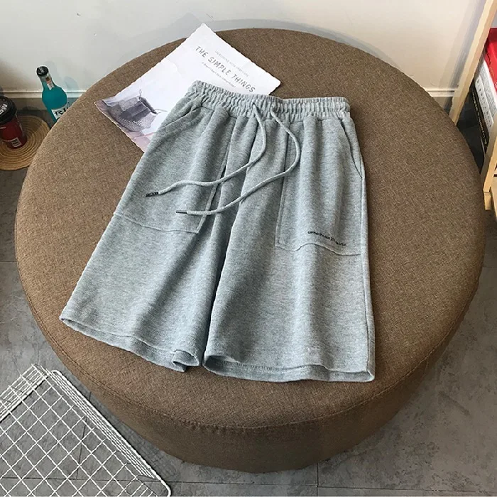 

shorts men 2022 mens bodybuilding shorts shorts Cotton Casual Elastic Waist Regular