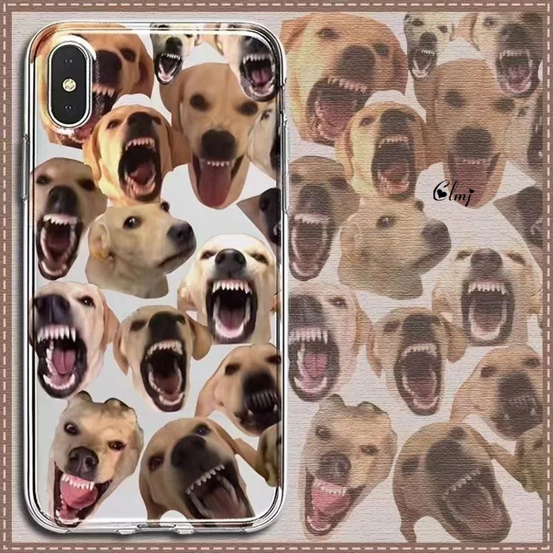 

Clmj Cool Funny Dog Phone Case For iPhone 11 12 Pro Max 13 Mini 14 Plus X XS Max XR For Samsung Galaxy S23 S22 Silicone Cover