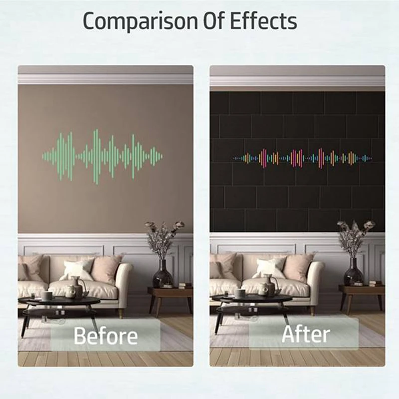 12 шт./упаковка самоклеящиеся акустические панели звукостойкие пенопластовые