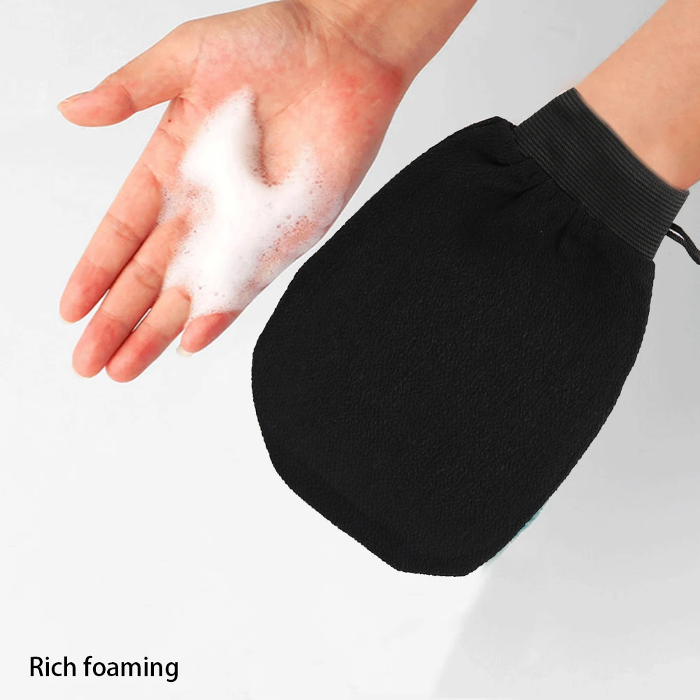

Scrub Mitt Magic Peeling Glove Exfoliating Tan Removal Mitt Towel Massage Brush Durable Plant Fiber Body Deep Dead Skin Remover