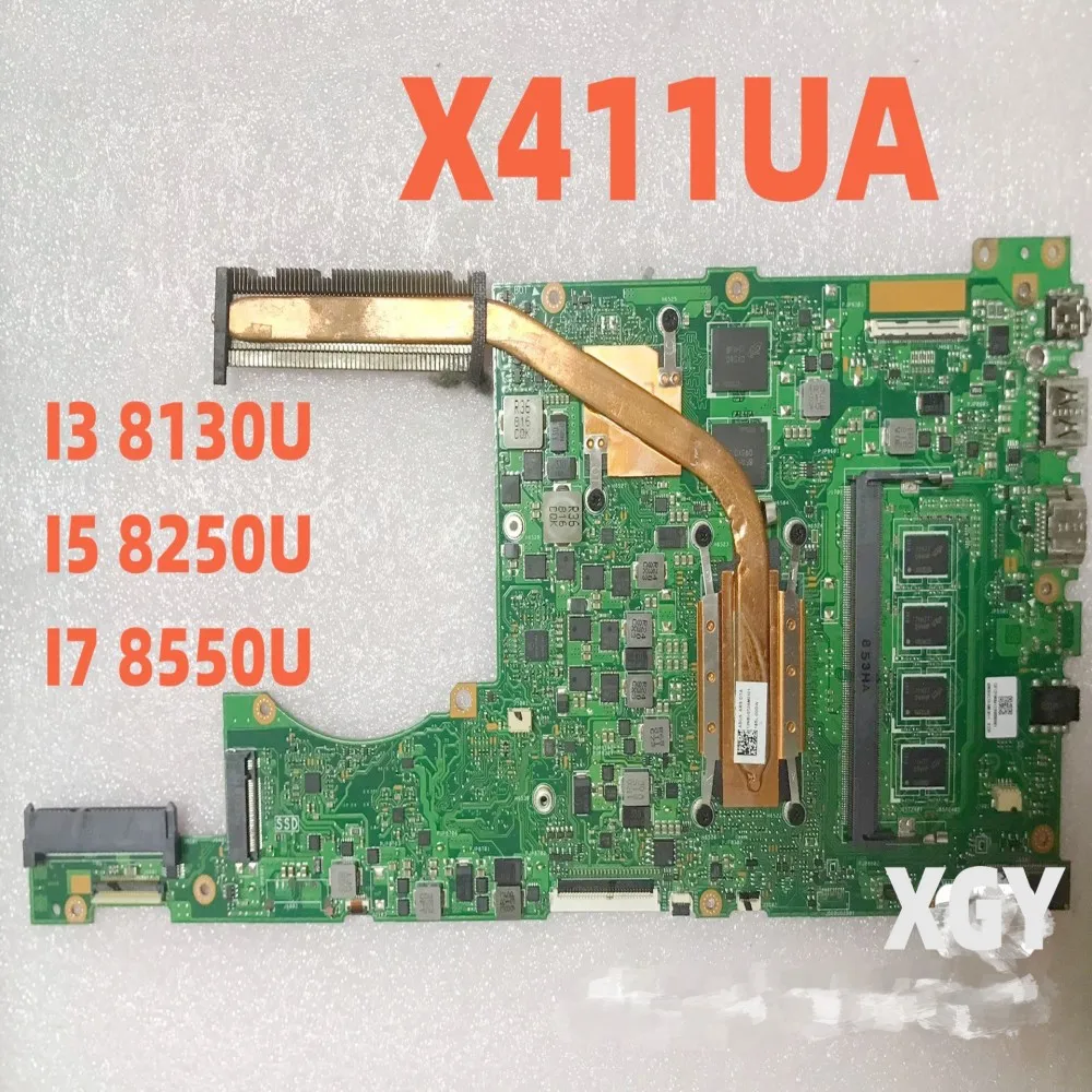 Оригинал для ASUS S4000V X411UA материнская плата для ноутбука I3-8130U 4G MX150 100% протестирована ОК