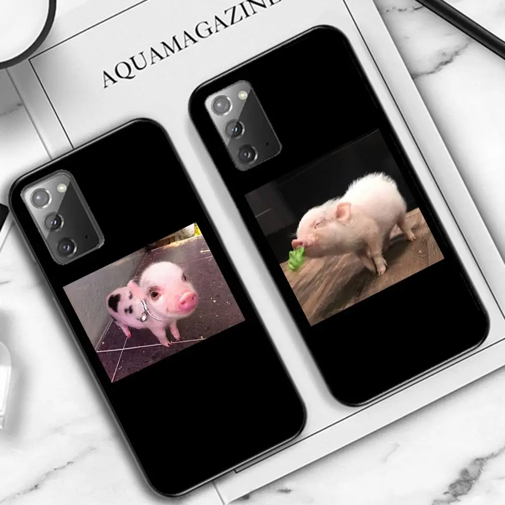 

Cute Pig Phone Case For Samsung Note 8 9 10 20 pro plus lite M 10 11 20 30 21 31 51 A 21 22 42 02 03