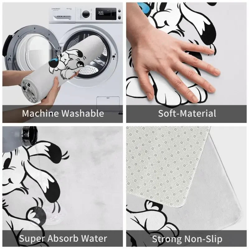 Астерикс и Обеликс Dogmatix Передняя дверь Напольный входной коврик Открытый