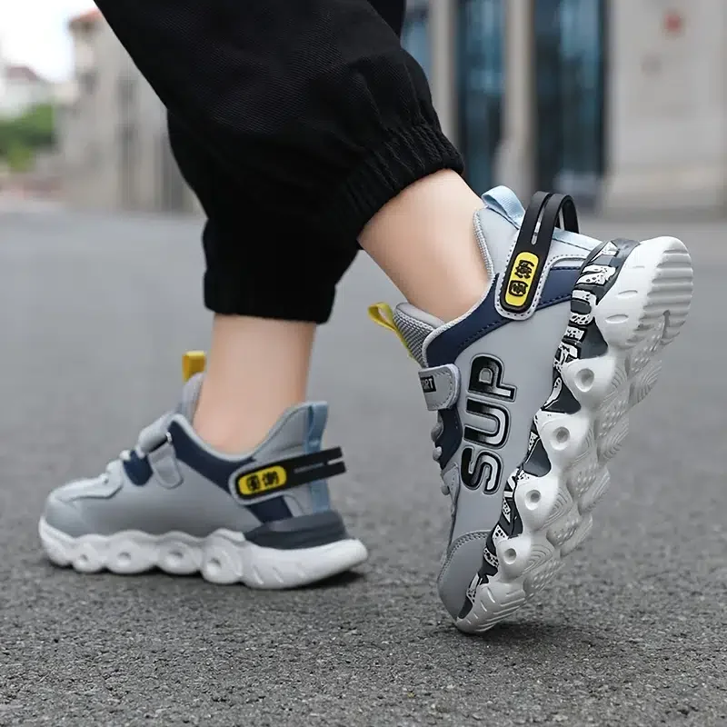 Children's Anti-skid Warm Running Shoes Soft Soled Sneakers Winter New