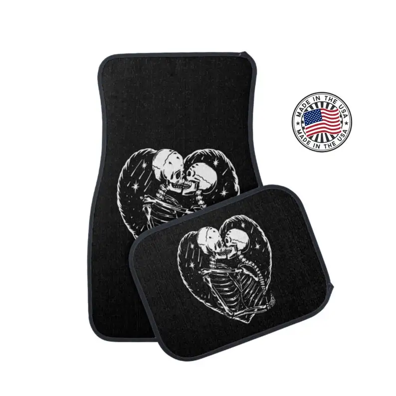 

Skeleton Lovers Car Mats/Goth Car Accessories/Skeleton Car Mat/Goth Car Accessories