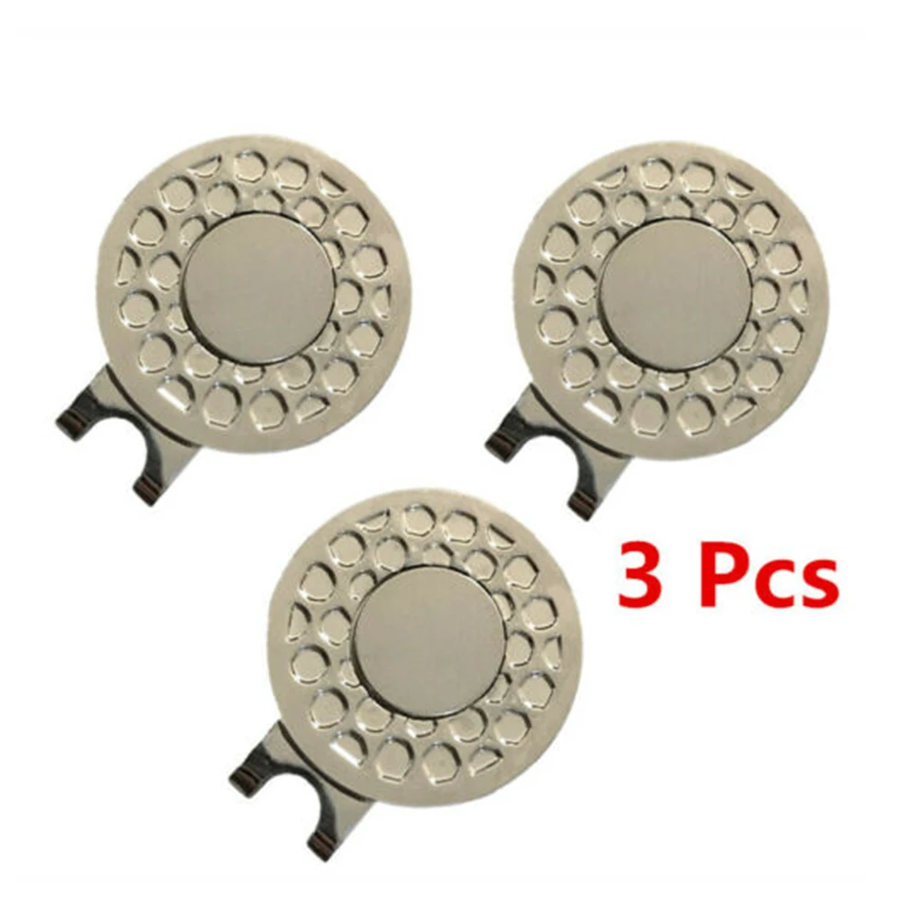 

Ball Marker Round Magnetic Accessories Training Aids Durable Professional Portable Golf Hat Clips Alignment Metal Fixed